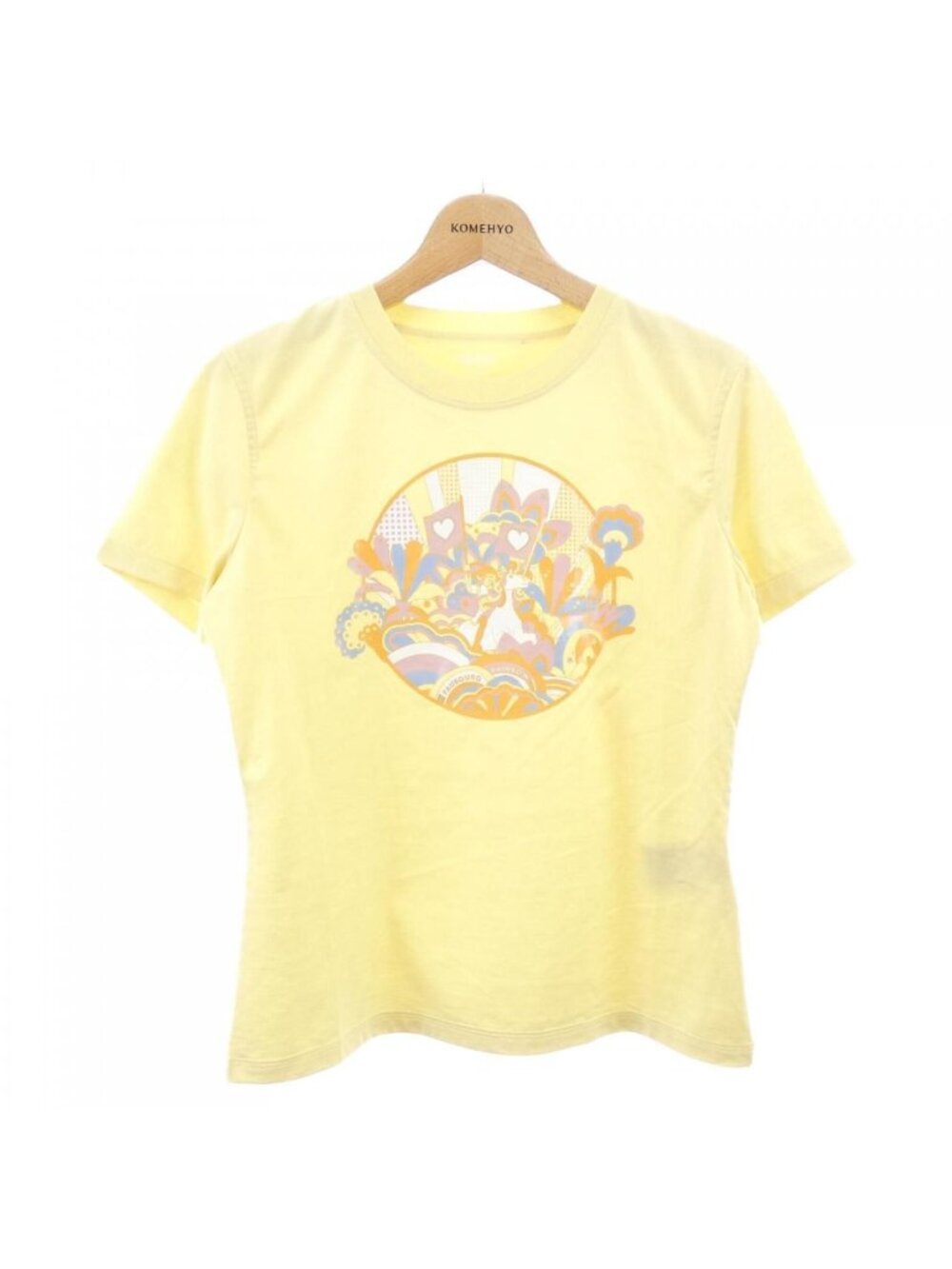 Hermes Cartouche T-Shirt Yellow